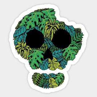 Skull Floral Sticker